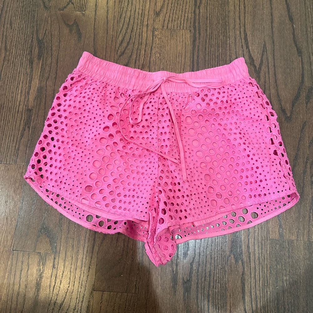 Heartloom sz M Pink Eyelet Women's Shorts-Like New